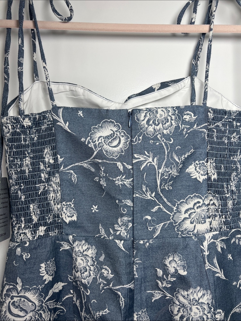 Amanda Uprichard Navy and White Floral Mini Dress - Picture 11 of 13